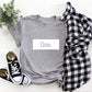Kid's  Modern Number Birthday T-Shirt/ Romper