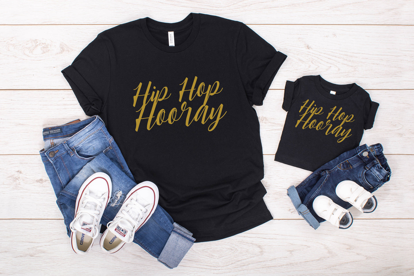 Hip Hop Hooray Adult/ Kid's/ Baby T-Shirt/ Romper
