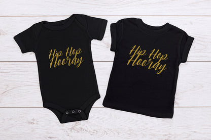 Hip Hop Hooray Adult/ Kid's/ Baby T-Shirt/ Romper