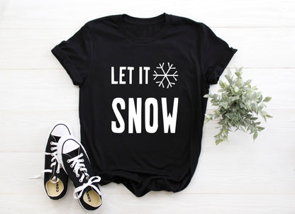 Let It Snow Adult/ Kid's/ Baby Christmas T-Shirt/ Romper