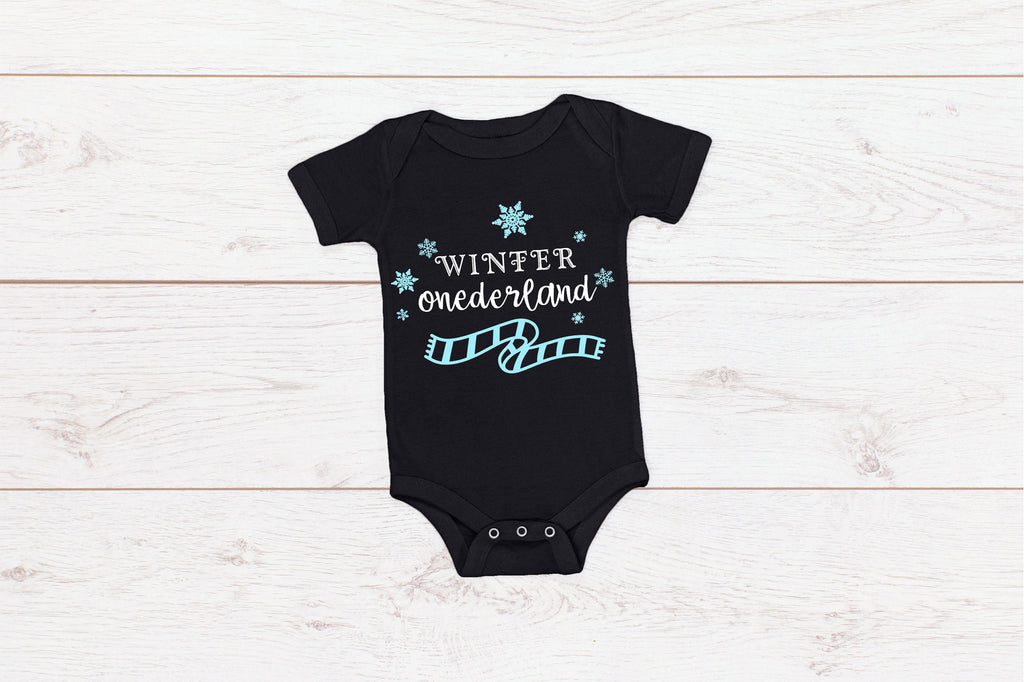 Baby Romper/ T-Shirt "Winter Onederland" First Birthday