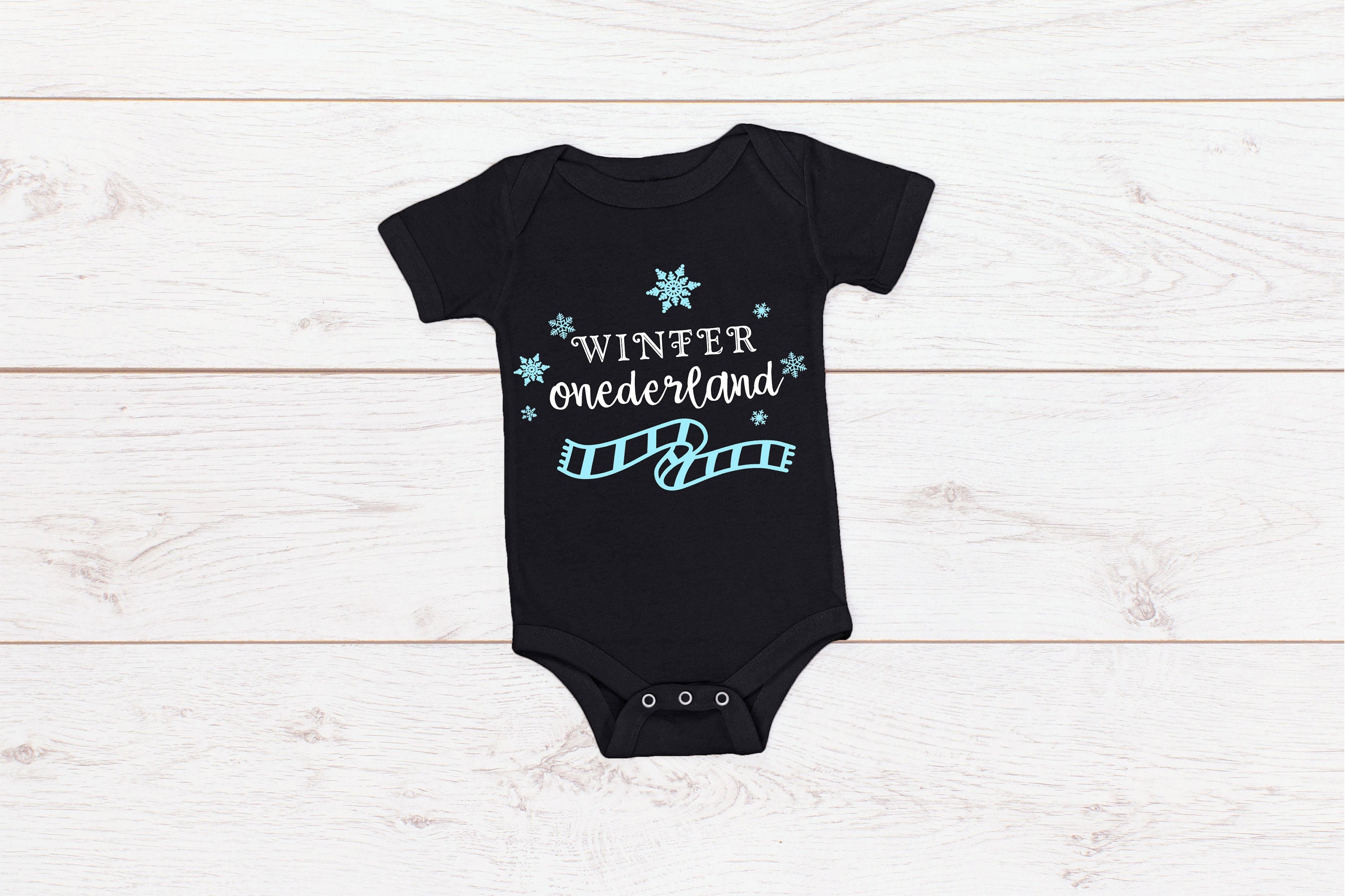 Baby Romper/ T-Shirt "Winter Onederland" First Birthday