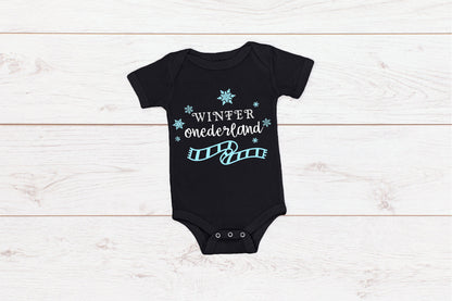Baby Romper/ T-Shirt "Winter Onederland" First Birthday