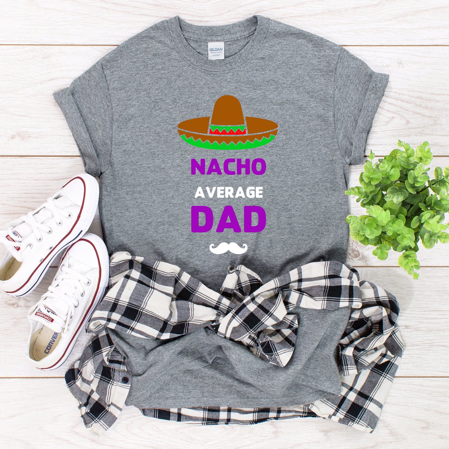Nacho Average Mama/ Dad Mexican Fiesta Adult T-Shirt