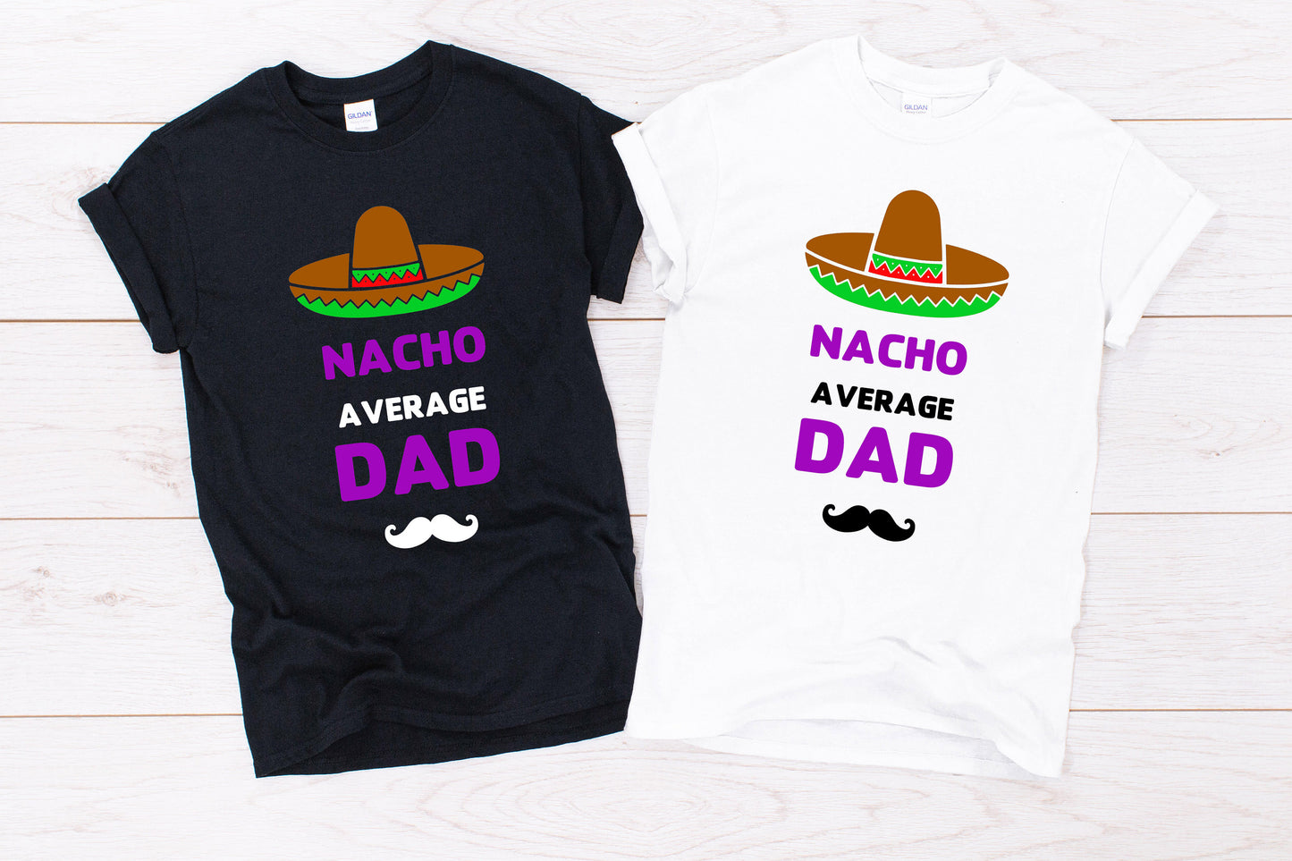 Nacho Average Mama/ Dad Mexican Fiesta Adult T-Shirt
