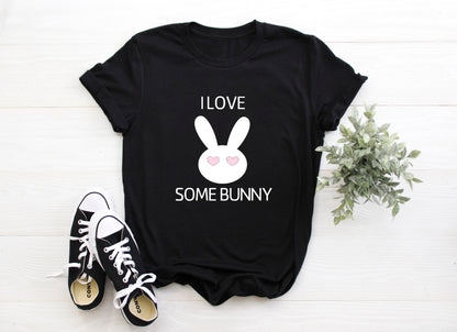 Kid's "I Love Some Bunny" Easter T-Shirt