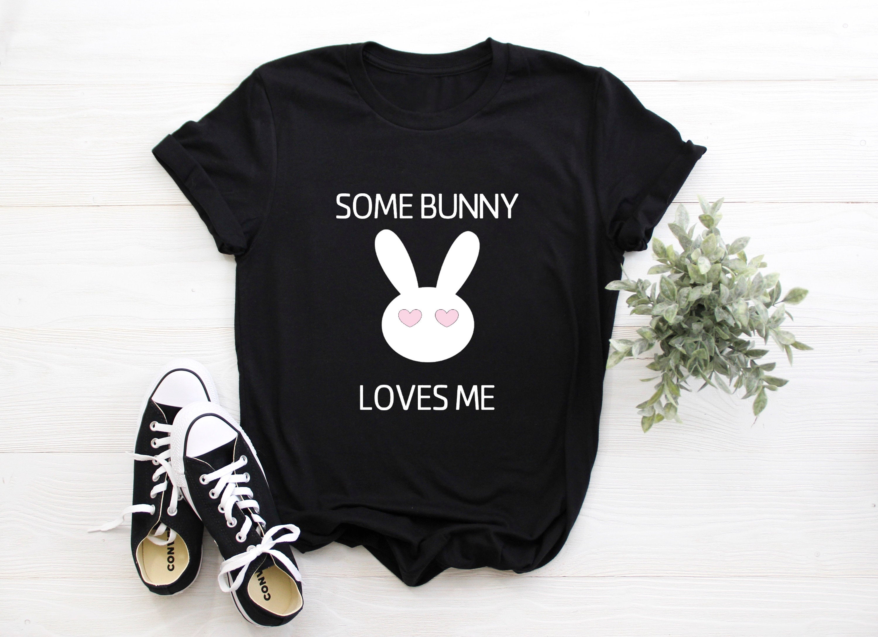 Kid's "Some Bunny Loves Me" Easter T-Shirt/ Romper