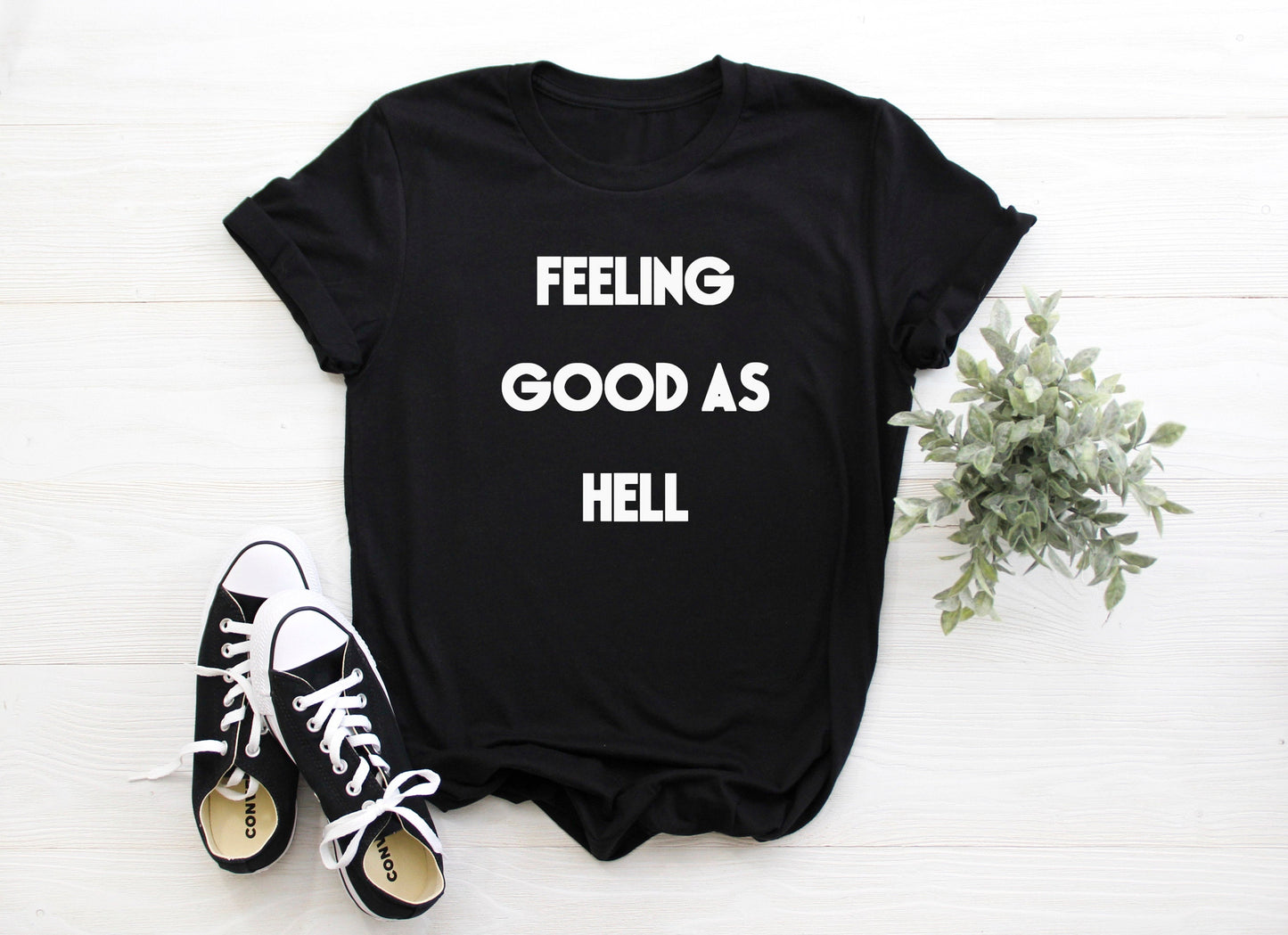 Feeling Good As Hell Adult/ Kid's/ Baby T-Shirt/ Romper