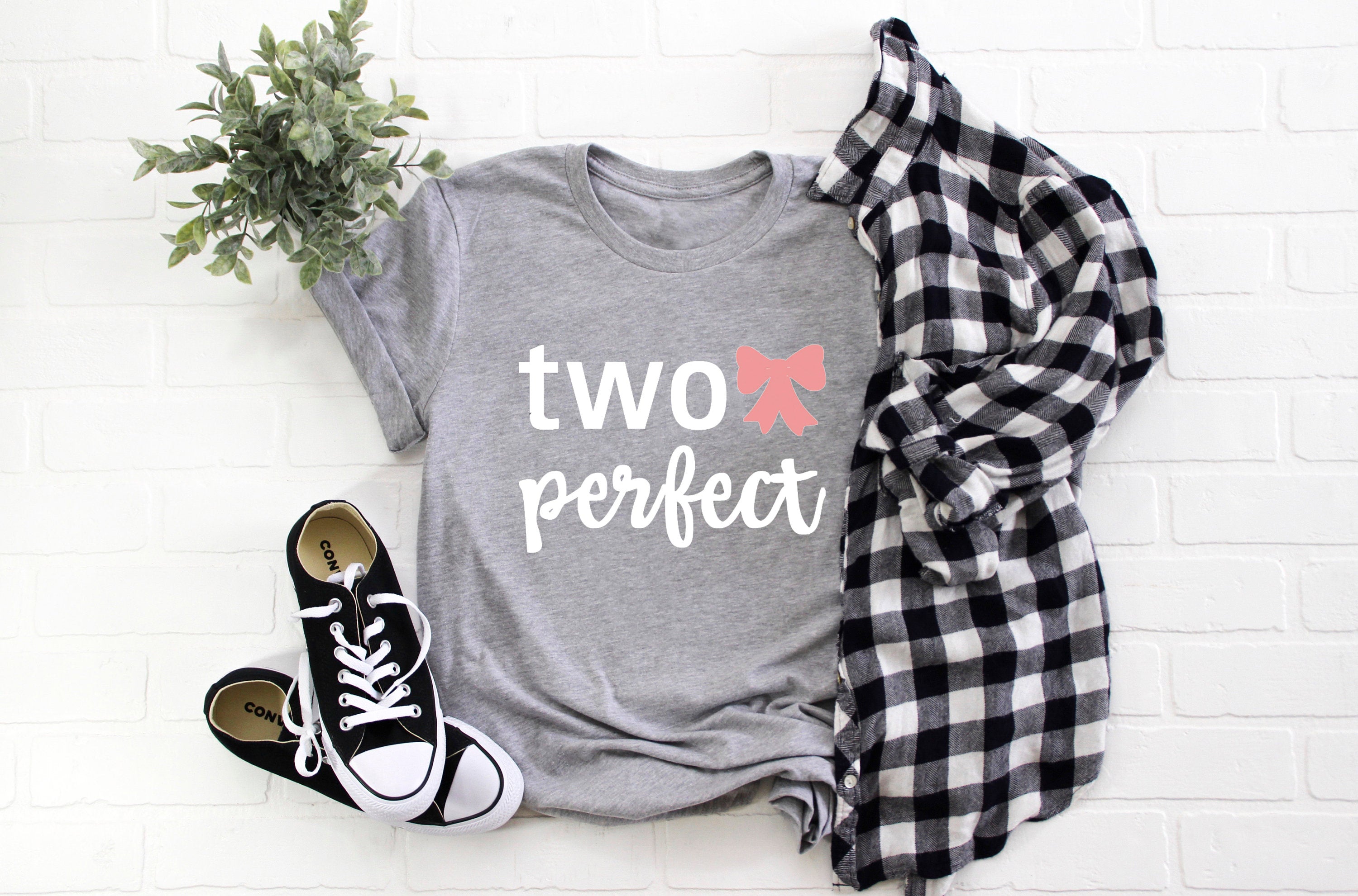 Kid's "Two Perfect" 2nd Birthday T-Shirt