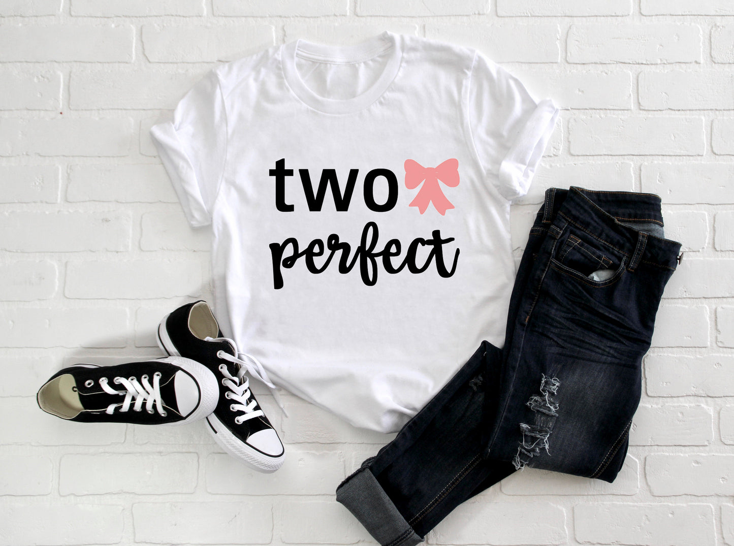 Kid's "Two Perfect" 2nd Birthday T-Shirt