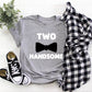 Kid's  "Two Handsome" 2nd Birthday T-Shirt