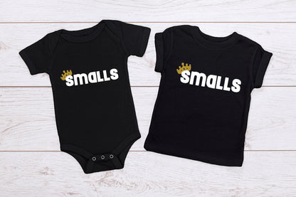 Family "Biggie/ Smalls" T-Shirt/ Romper