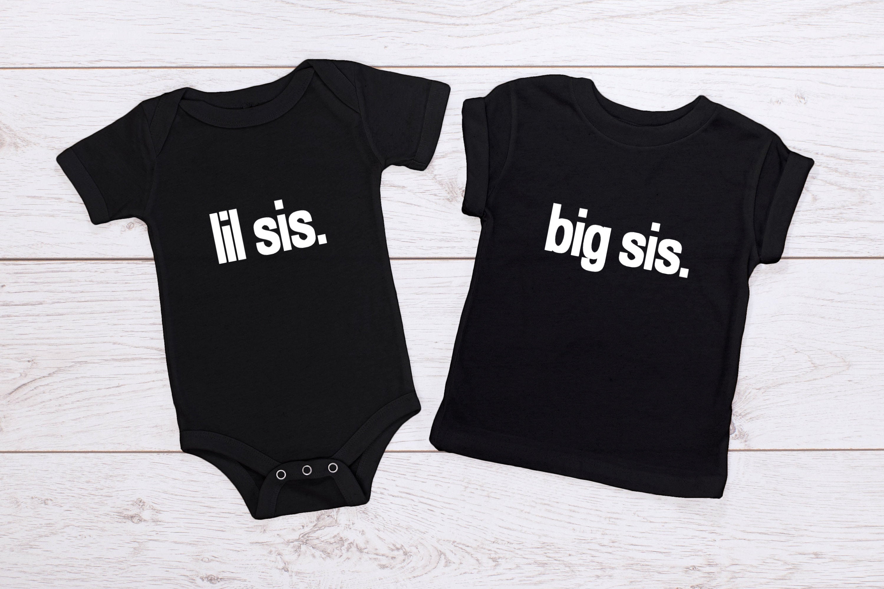 Kid's "Big Bro/ Lil Bro/ Big Sis/ Lil Sis" T-Shirt/ Romper