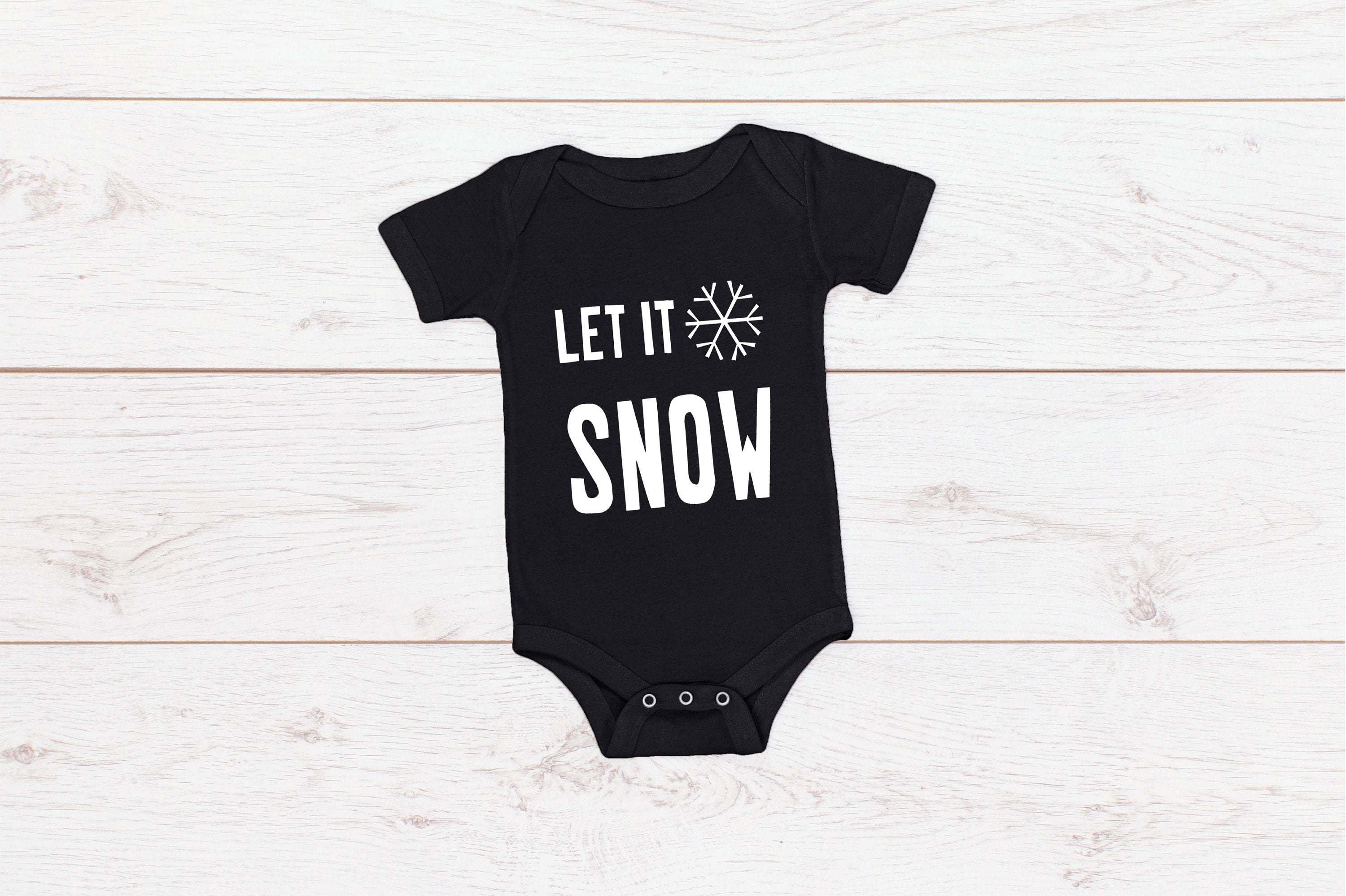 Let It Snow Adult/ Kid's/ Baby Christmas T-Shirt/ Romper