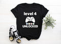 Kid's "Level (Insert Age) Unlocked" Birthday xbox T-Shirt