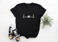 Kid's Football Heartbeat T-Shirt/ Romper