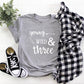 Kid's  "Young, Wild and Three" 3rd Birthday T-Shirt