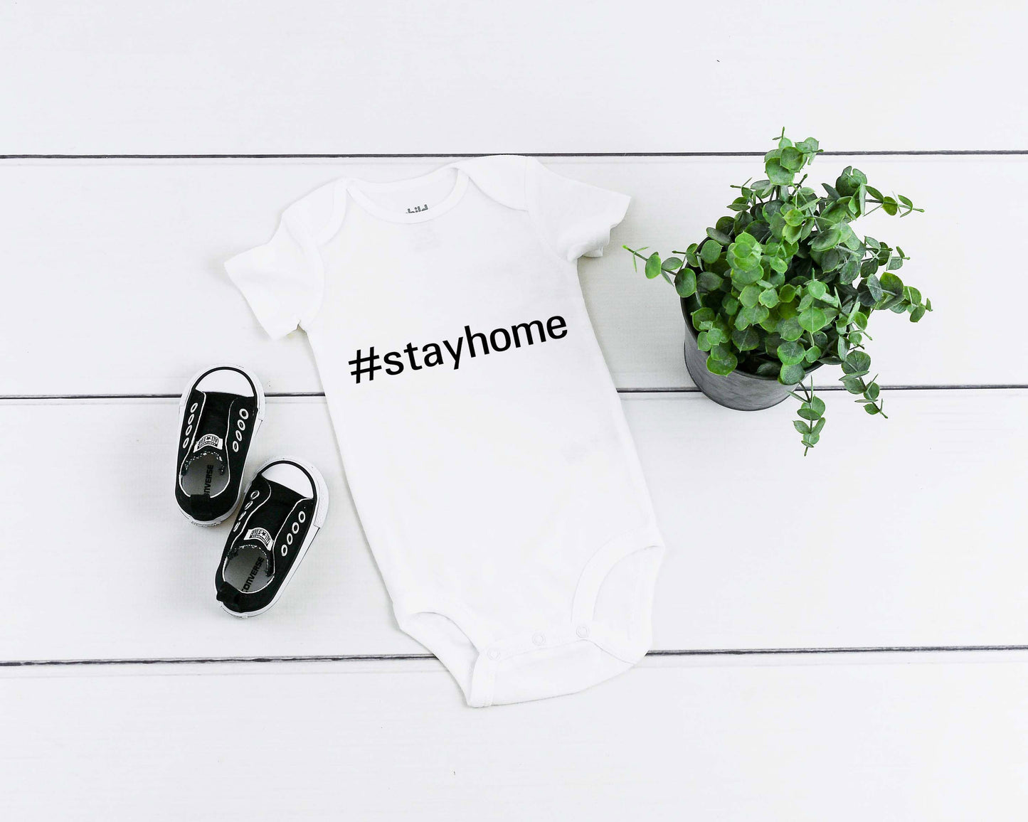 Adult/ Toddler/ Baby T-Shirt/ Romper #stayhome