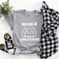 Kid's "Level (Insert Age) Unlocked" Birthday Playstation T-Shirt