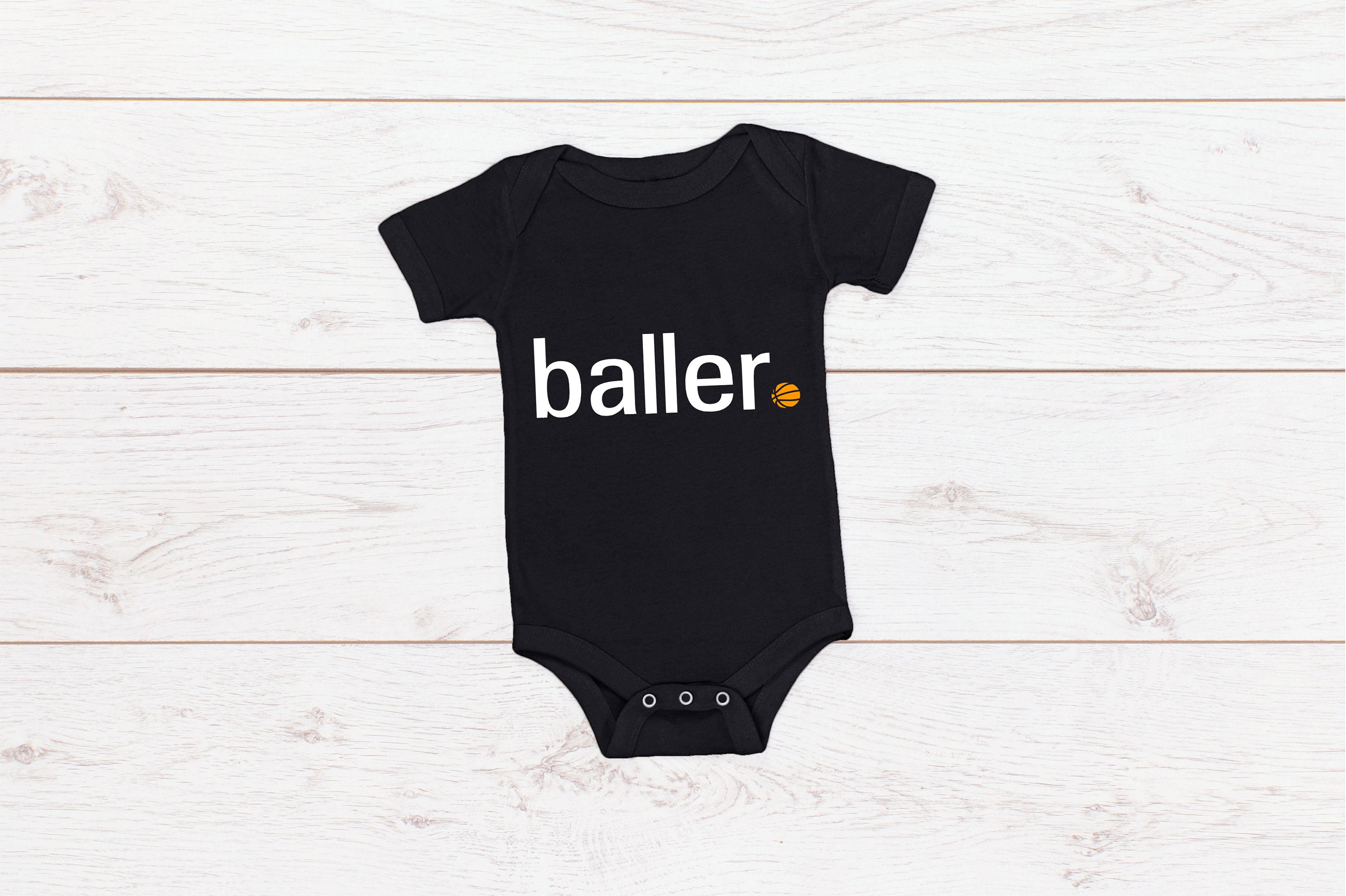 Kid's/ Baby "Baller" T Shirt/ Romper