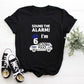 Kid's Police "Sound the Alarm! I'm (Insert Age)" Birthday T-Shirt