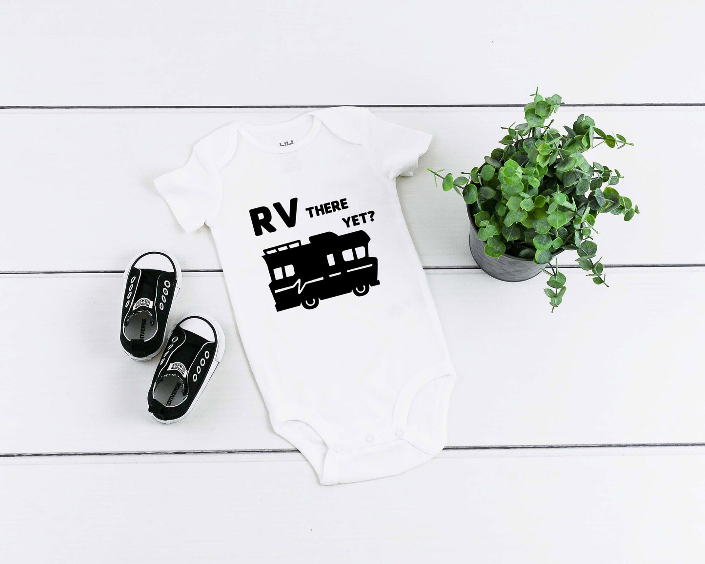 RV There Yet? Caravan Adult/ Toddler/ Baby T-Shirt/ Romper