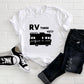 RV There Yet? Caravan Adult/ Toddler/ Baby T-Shirt/ Romper