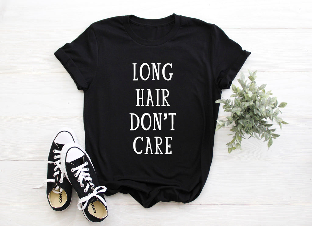 Long Hair Don't Care Adult/ Toddler/ Baby T-Shirt/ Romper