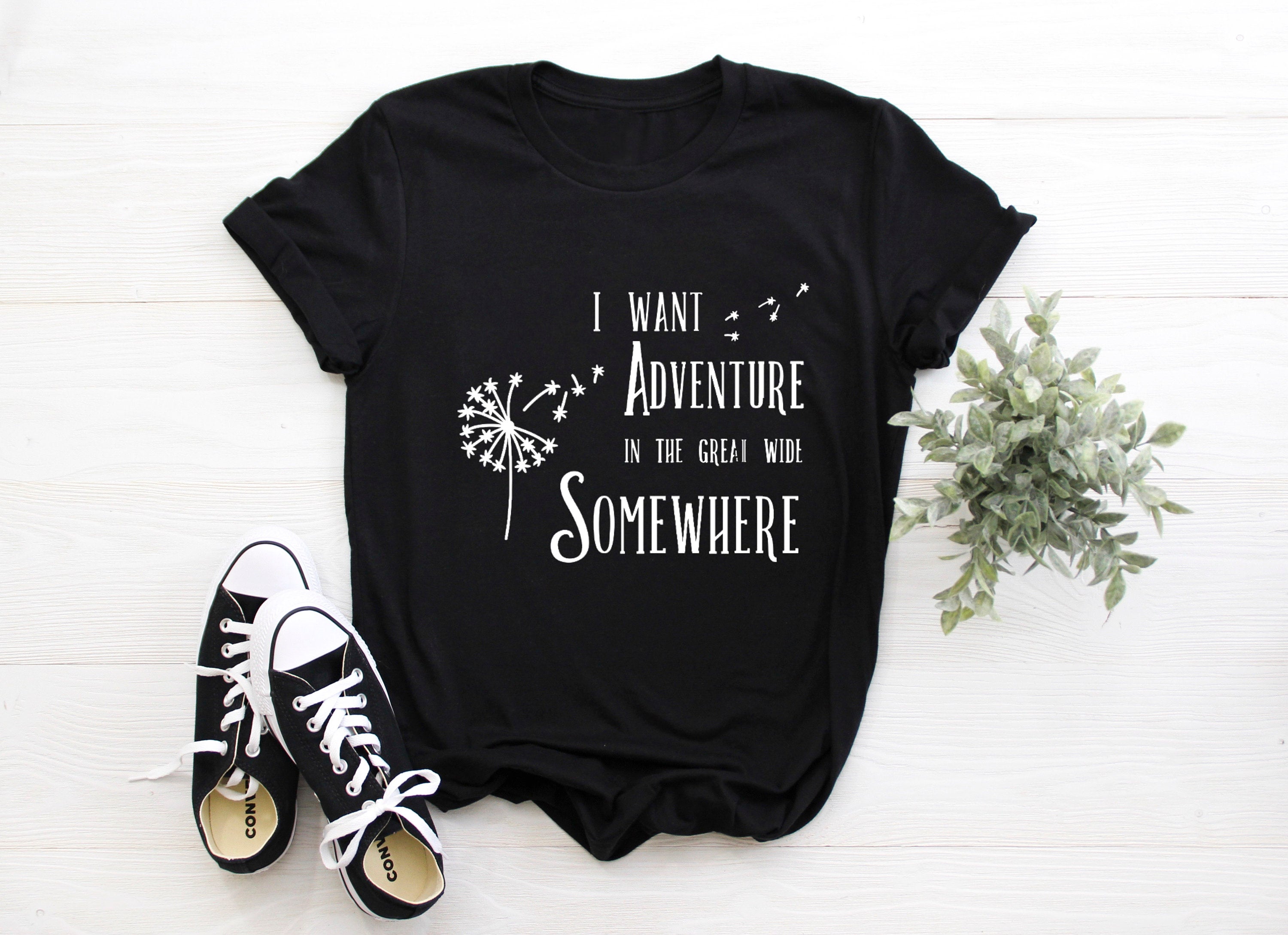 I Want Adventure in the Great Wide Somewhere ( Beauty and the Beast) Adult/ Kid's / Baby T-Shirt/ Romper