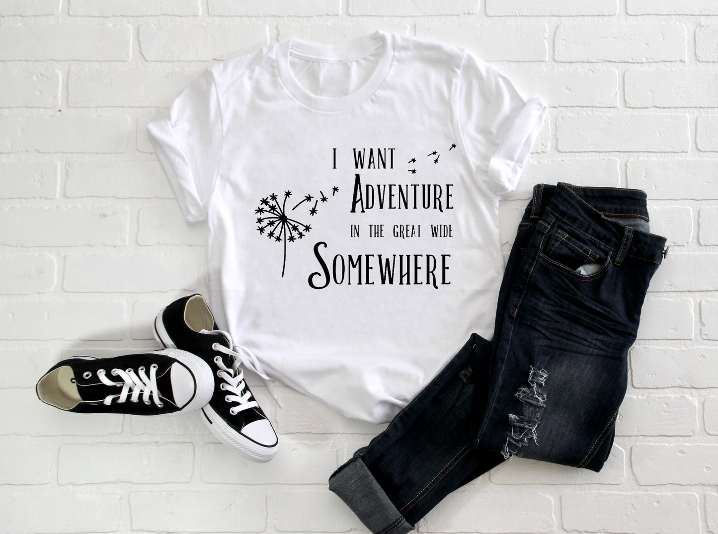 I Want Adventure in the Great Wide Somewhere ( Beauty and the Beast) Adult/ Kid's / Baby T-Shirt/ Romper