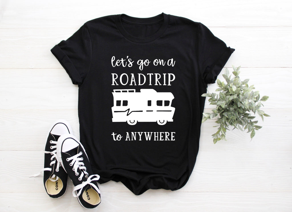 Let's Go On A Roadtrip to Anywhere Caravan/ RV Adult/ Toddler/ Baby T-Shirt/ Romper