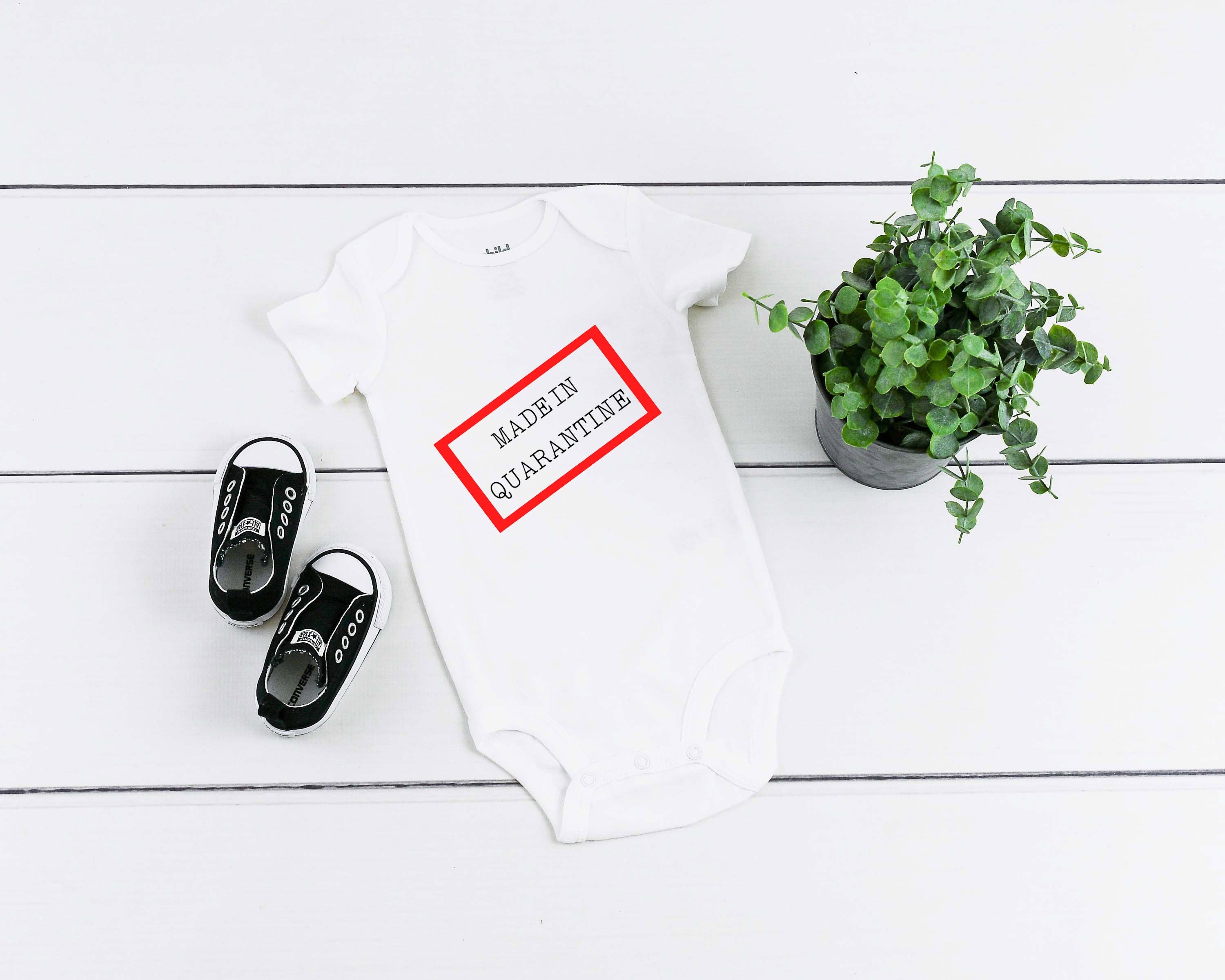 Baby Announcement "Made in Quarantine/ Lockdown"