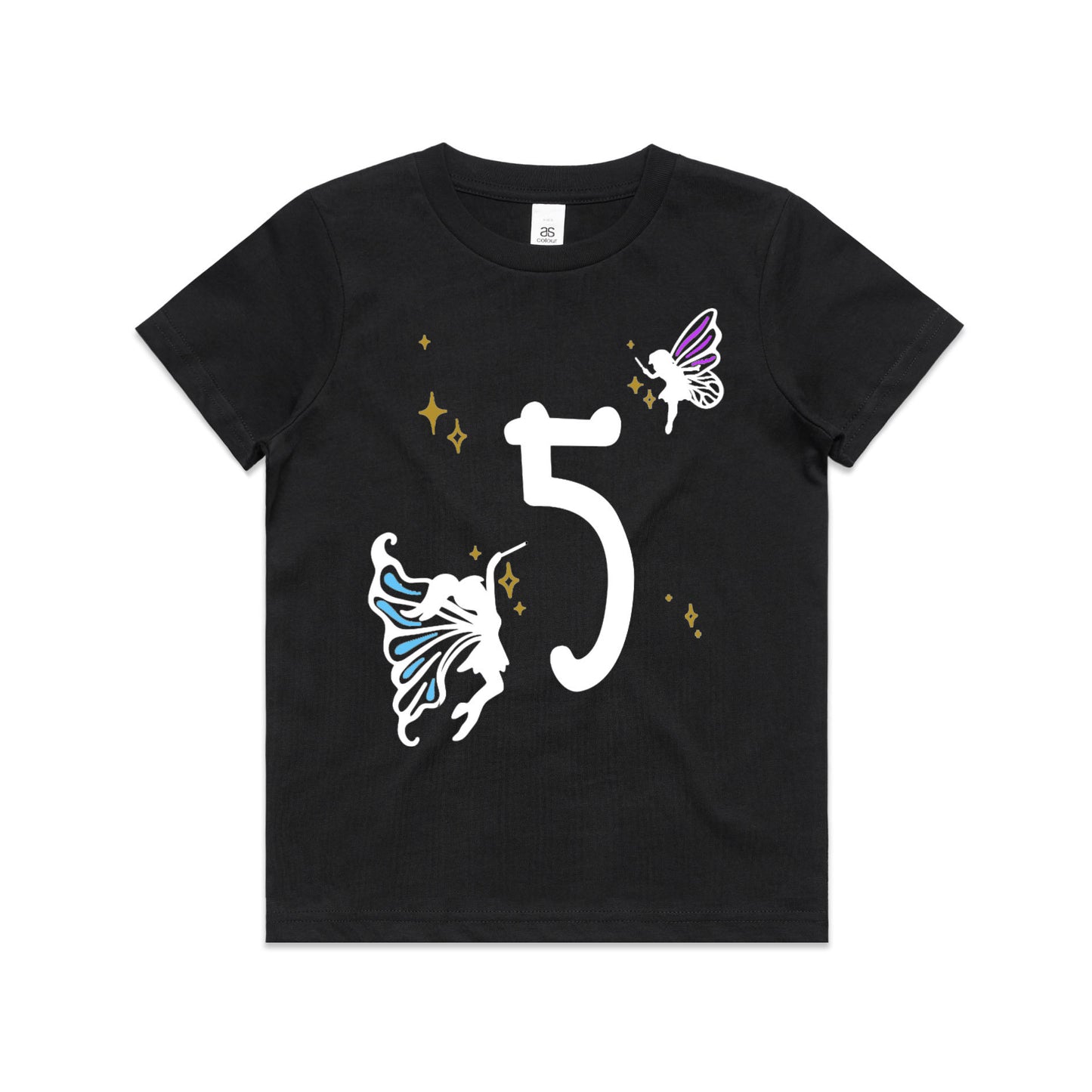 Kid's/ Baby "(Insert Age)" Fairy Birthday T-Shirt/ Romper