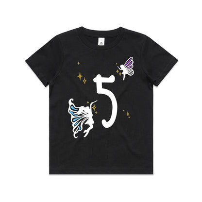 Kid's/ Baby "(Insert Age)" Fairy Birthday T-Shirt/ Romper