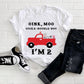 Kid's "Oink Moo Cock-A-Doodle Doo I'm 2" 2nd Birthday T-Shirt
