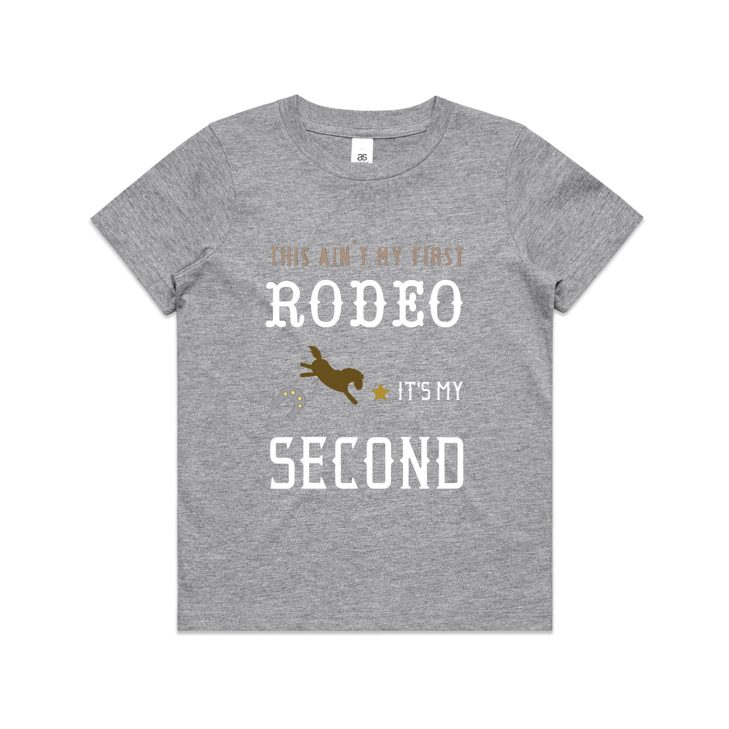 Kid's "This Ain't My First Rodeo, It's My Second" 2nd Birthday T-Shirt/ Romper