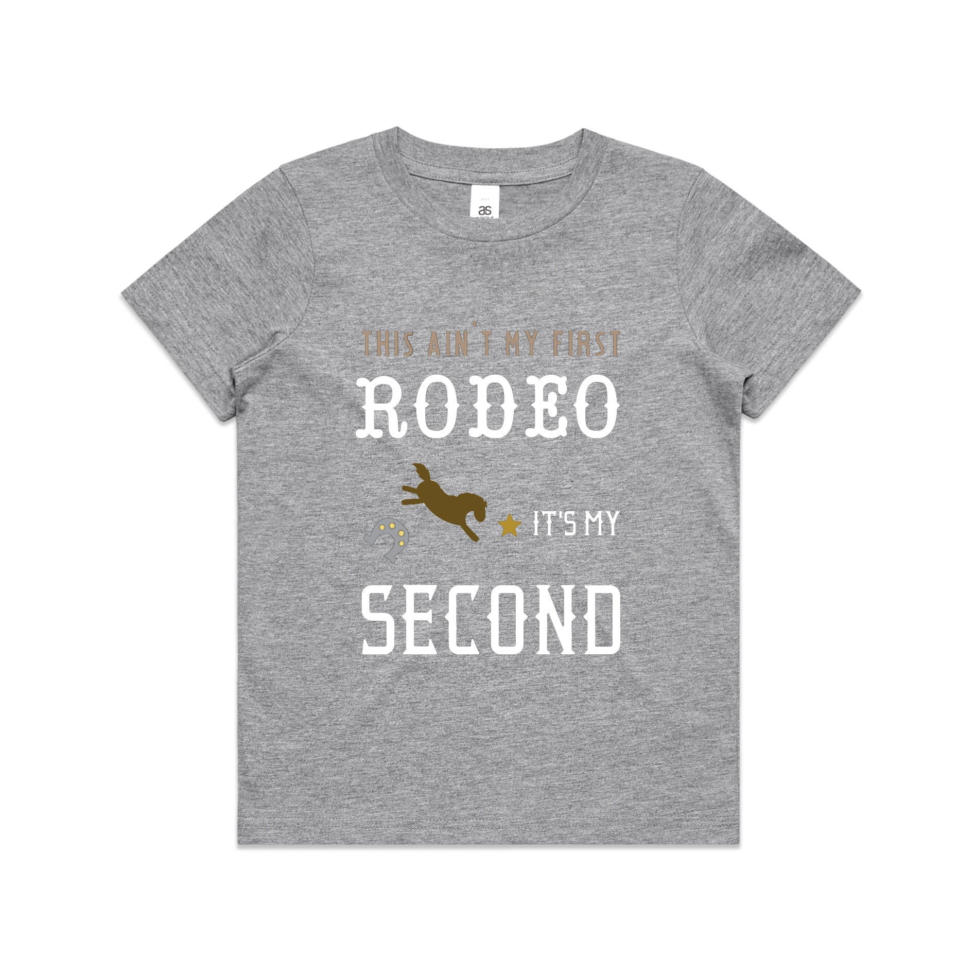 Kid's "This Ain't My First Rodeo, It's My Second" 2nd Birthday T-Shirt/ Romper
