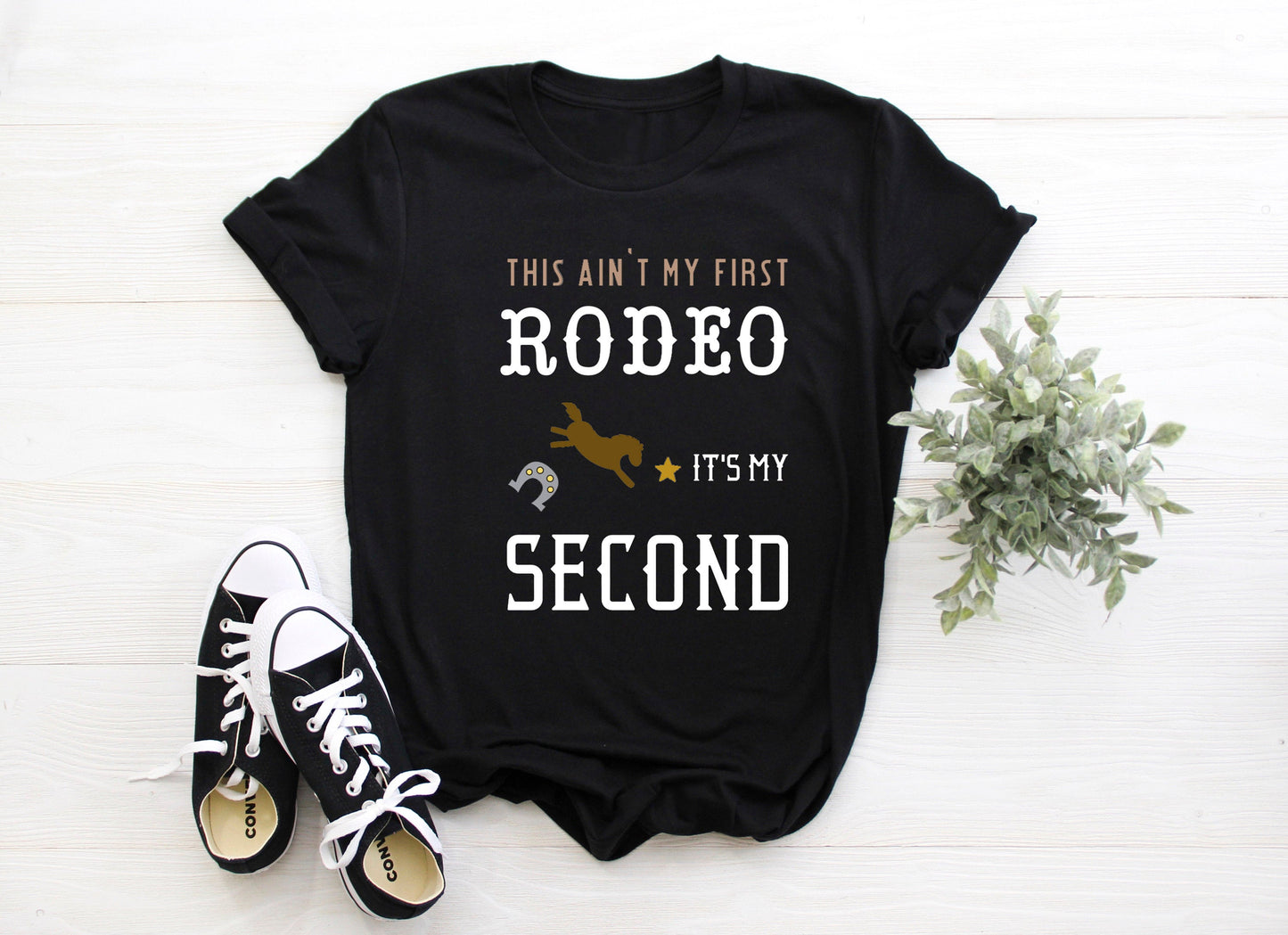 Kid's "This Ain't My First Rodeo, It's My Second" 2nd Birthday T-Shirt/ Romper