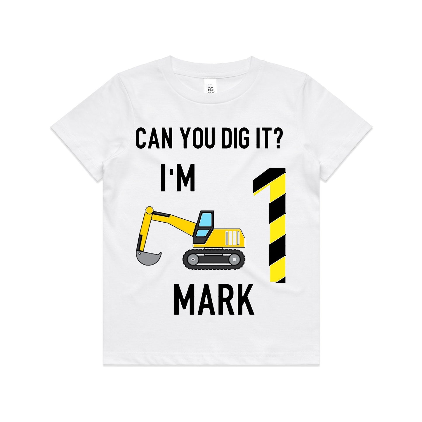 Children's "Can You Dig It? I'm (Insert Age)" Birthday T-Shirt/ Romper