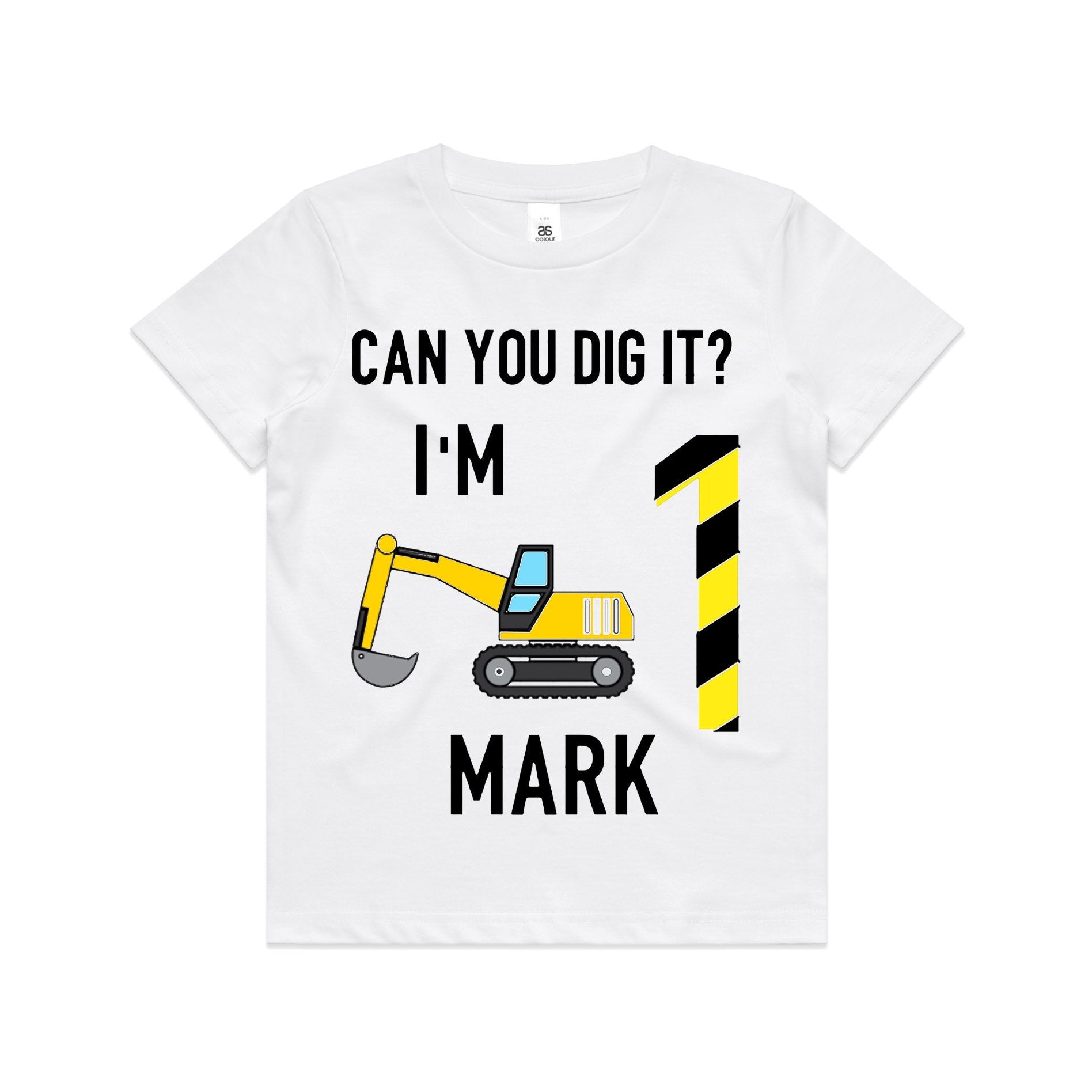 Children's "Can You Dig It? I'm (Insert Age)" Birthday T-Shirt/ Romper