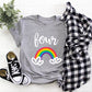 Kid's Rainbow (Insert Age) Birthday T-Shirt/ Romper