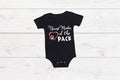 Baby "Newest Member of the Pack" Romper Baby Announcement