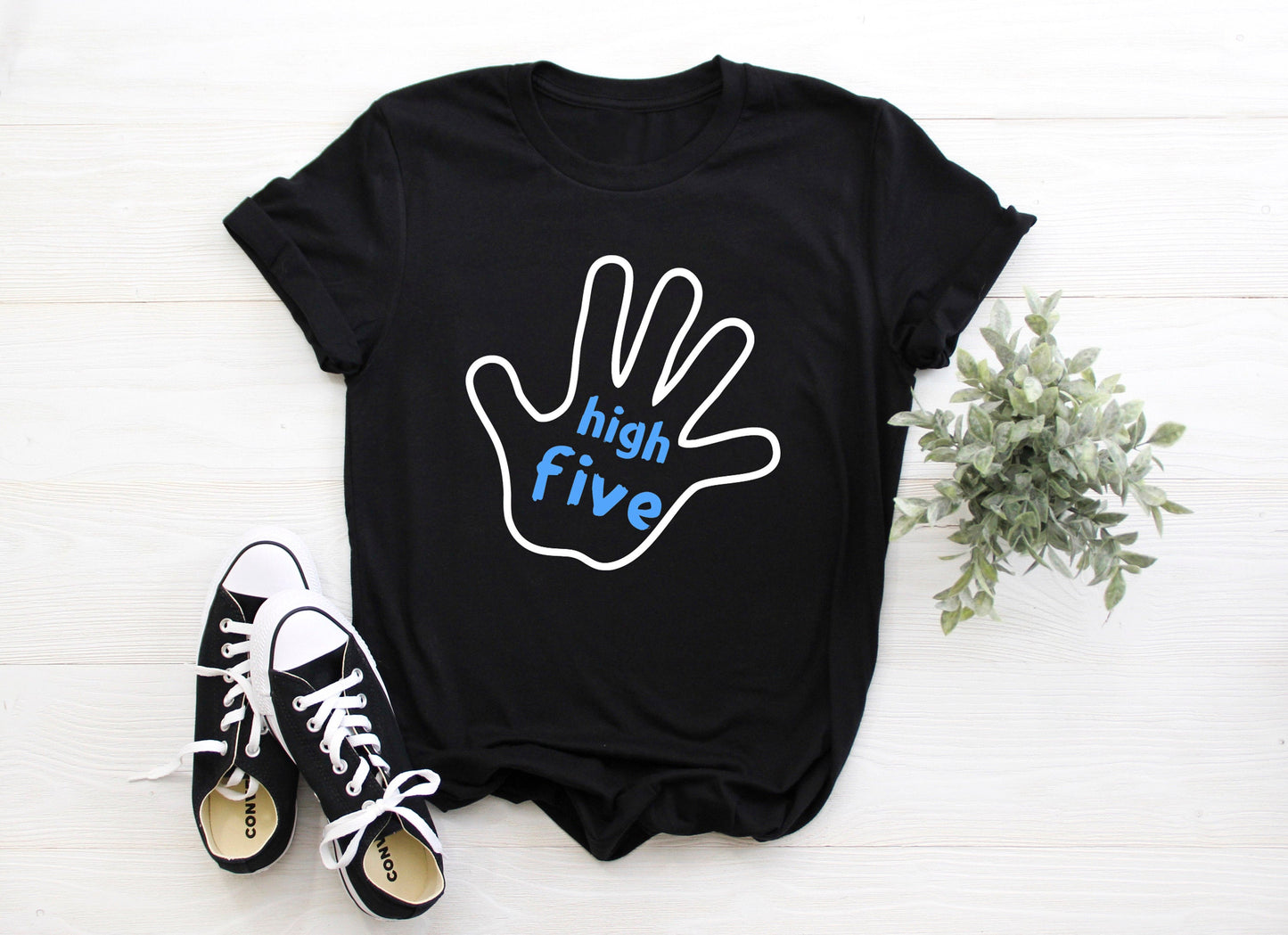 Kid's "High 5" 5th Birthday T-Shirt