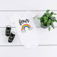 Kid's Rainbow (Insert Age) Birthday T-Shirt/ Romper