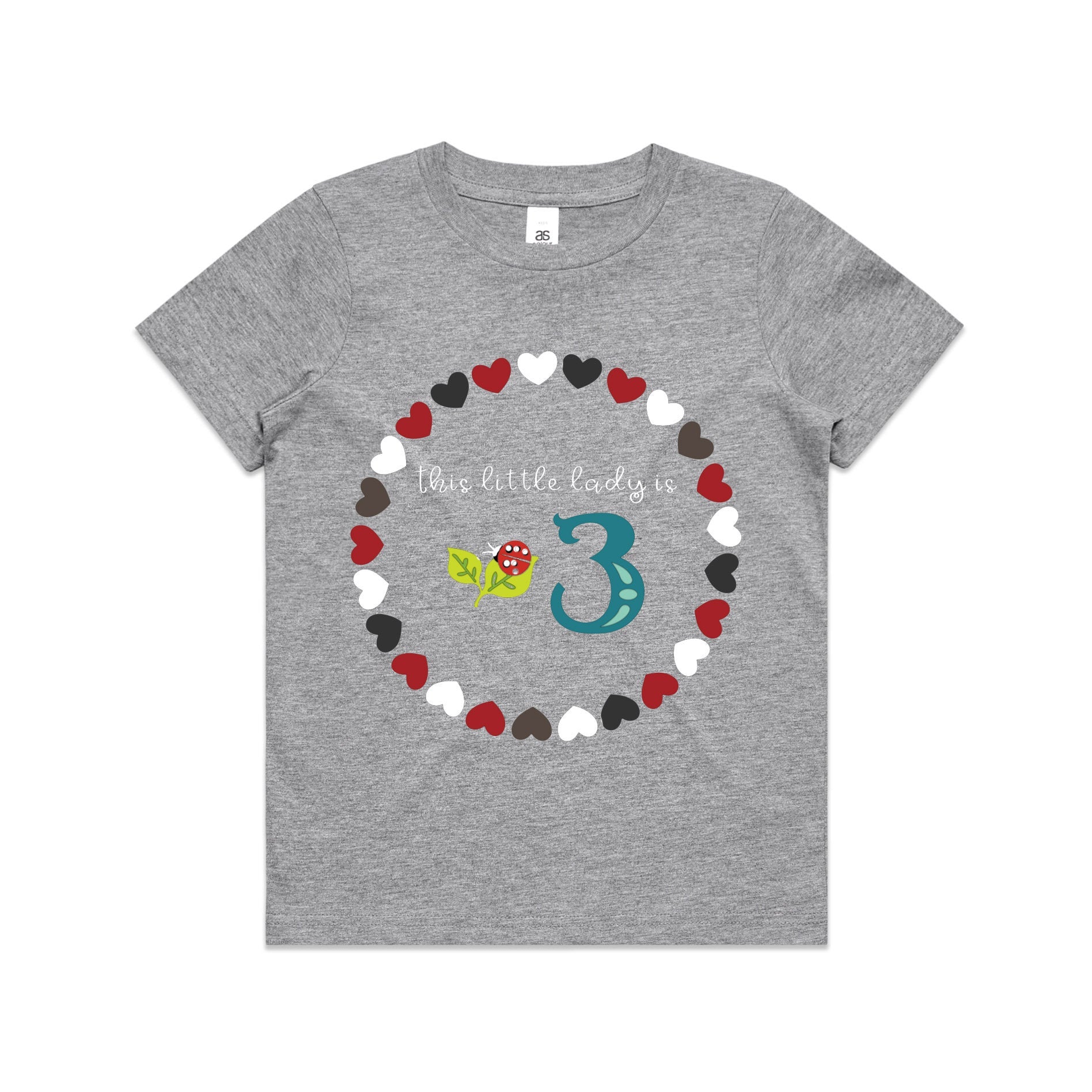 Kid's "This Little Lady is (Insert Age)" Birthday T-Shirt