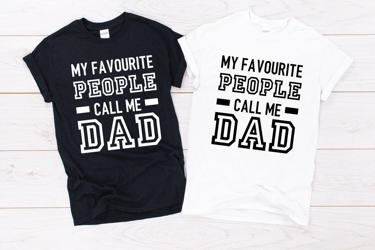 Kid's/ Baby "My favourite people call me Dad" T-Shirt