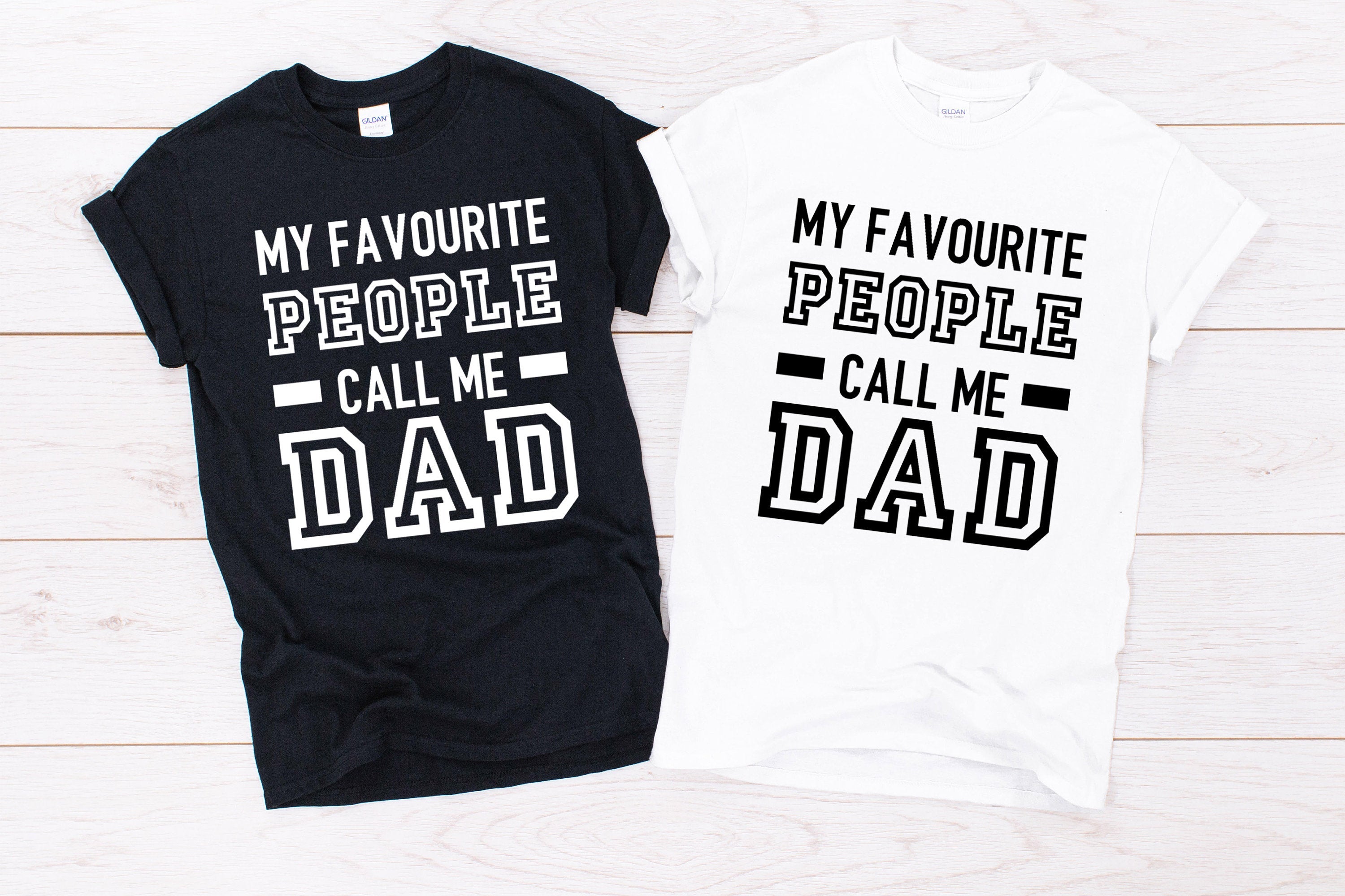 Kid's/ Baby "My favourite people call me Dad" T-Shirt