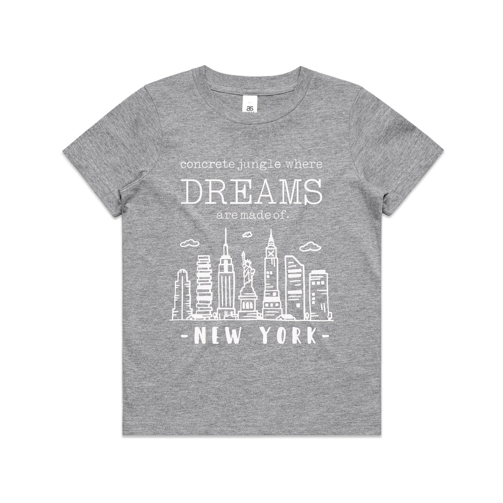 New York Concrete Jungle Where Dreams Are Made Of Adult/ Kid's/ Baby T-Shirt/ Romper