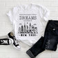 New York Concrete Jungle Where Dreams Are Made Of Adult/ Kid's/ Baby T-Shirt/ Romper