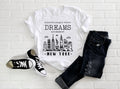 New York Concrete Jungle Where Dreams Are Made Of Adult/ Kid's/ Baby T-Shirt/ Romper
